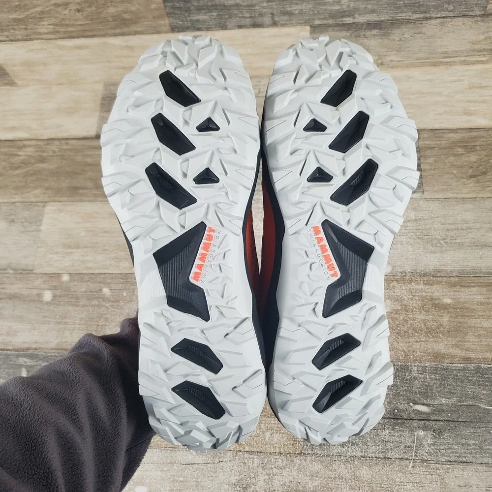 Mammut Sertig II‎ Low GTX Mens Shoes Sz 9.5 Dark Steel Tangerine Hiking Sneakers
